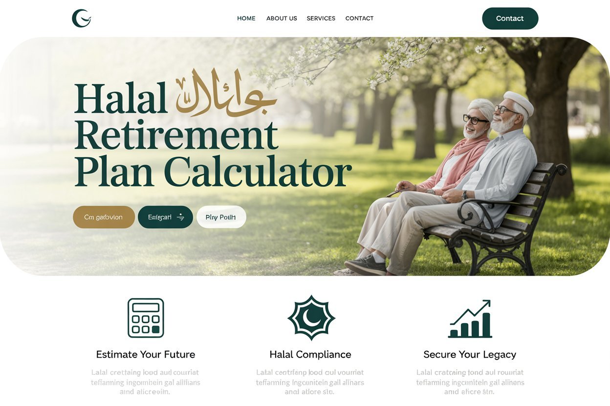 Halal Retirement Plan Calculator