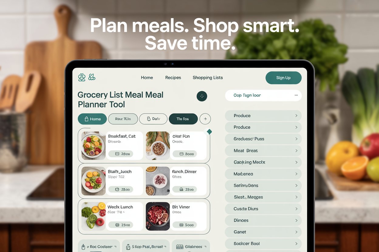 Grocery List Meal Planner Tool | Best Tool 2025