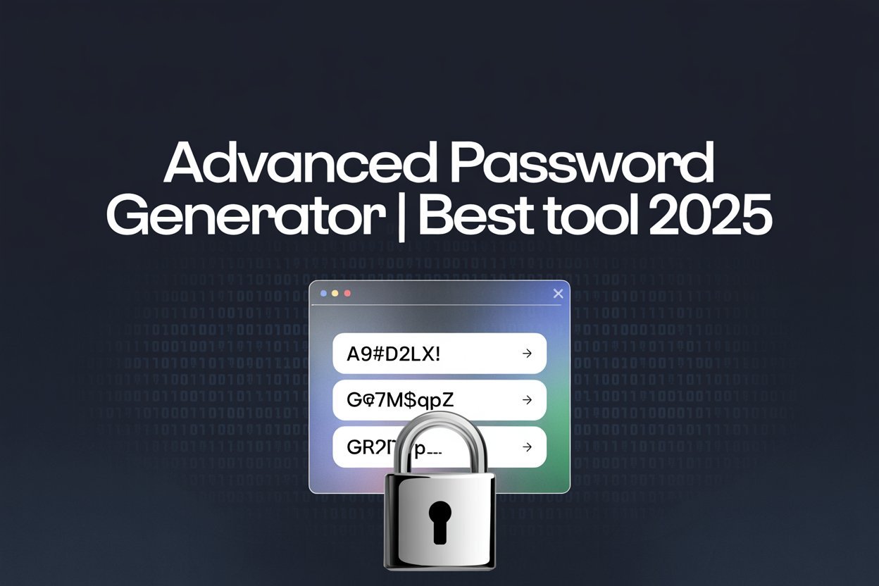 Advanced Password Generator | Best Tool 2025