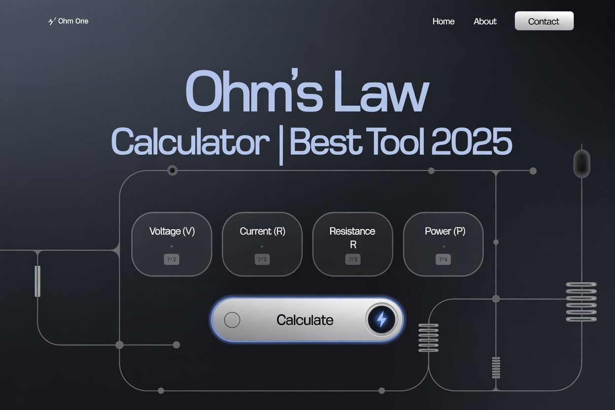 Ohms Law Calculator | Best Tool 2025