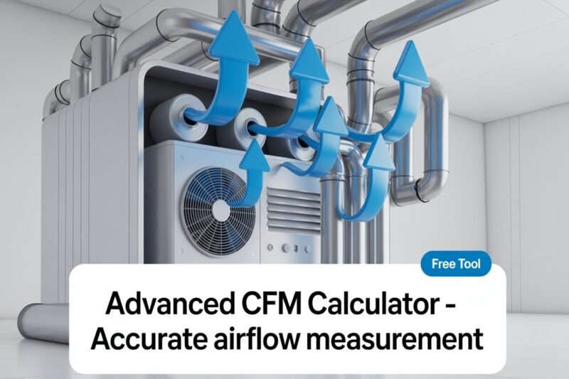 Advanced CFM Calculator | Accurate Airflow Tool 2025