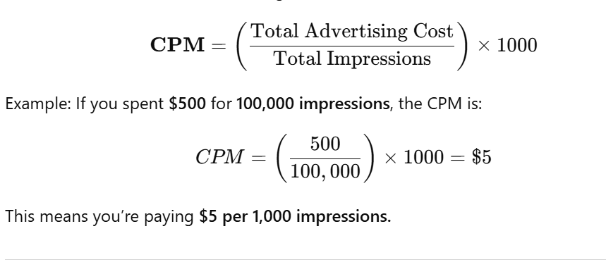 CPM Formula | CPM Calculator