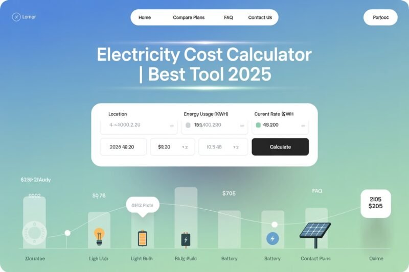Electricity cost calculator | Best Tool 2025
