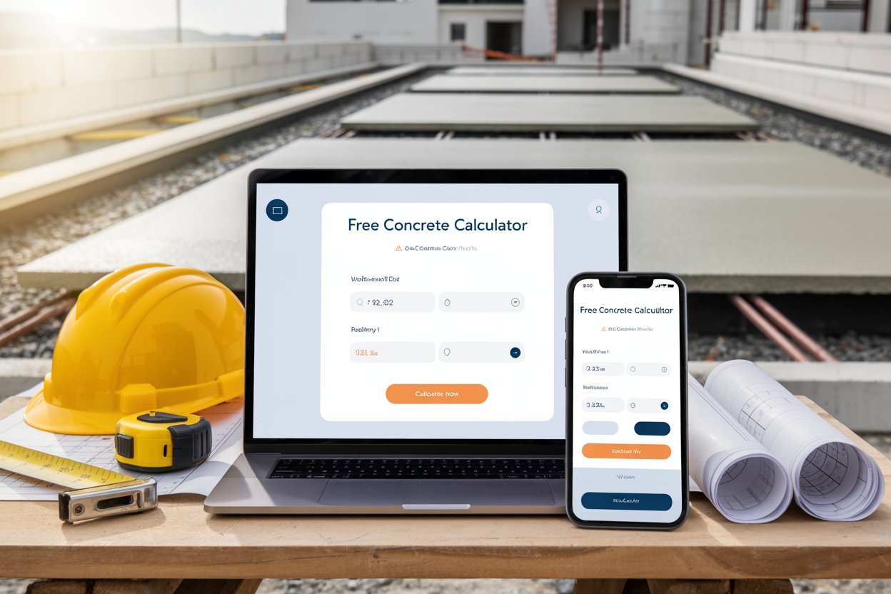Free Concrete Calculator Best Tool 2025