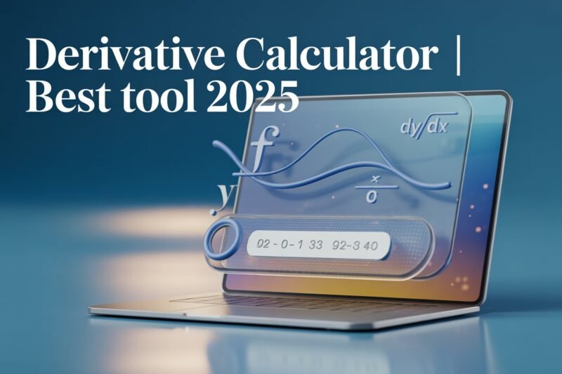 Professional Derivative Calculator | Best Tool 2025