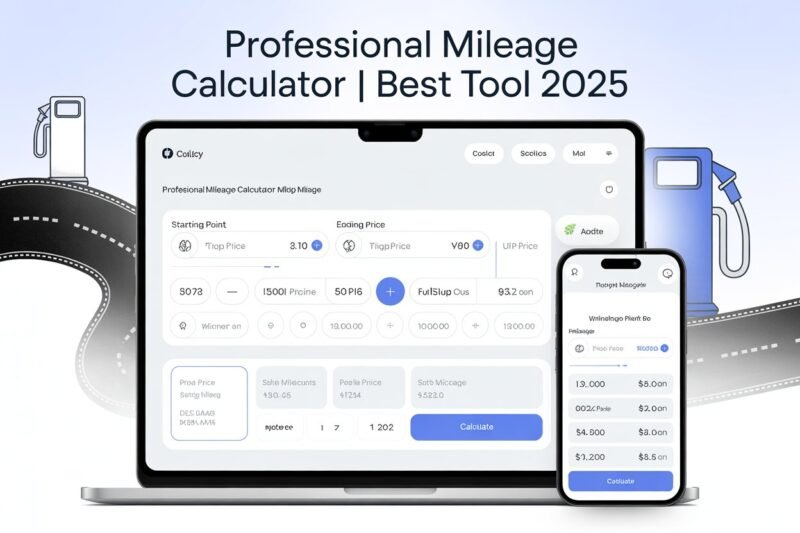 Professional Mileage Calculator | Best Tool 2025