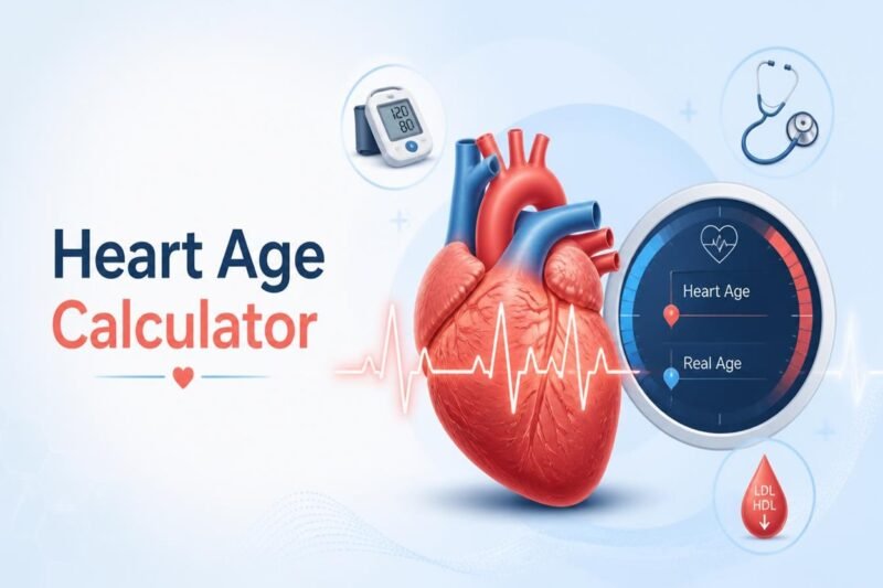 Heart Age Calculator | Check Your Heart Age Free 2026