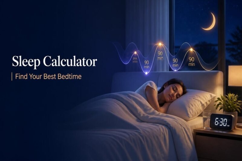 Sleep Calculator | Find Your Best Bedtime and Wake-Up Time