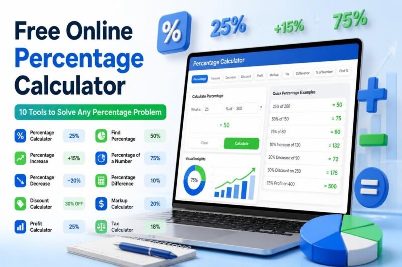 Free Online Percentage Calculator: 10 Tools to Solve Any Percentage Problem